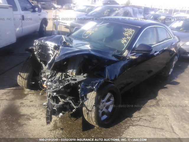 1G6AG5RX5D0153706 - 2013 CADILLAC ATS BLACK photo 2