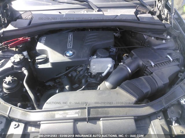 WBAVL1C58DVR85518 - 2013 BMW X1 XDRIVE28I GRAY photo 10