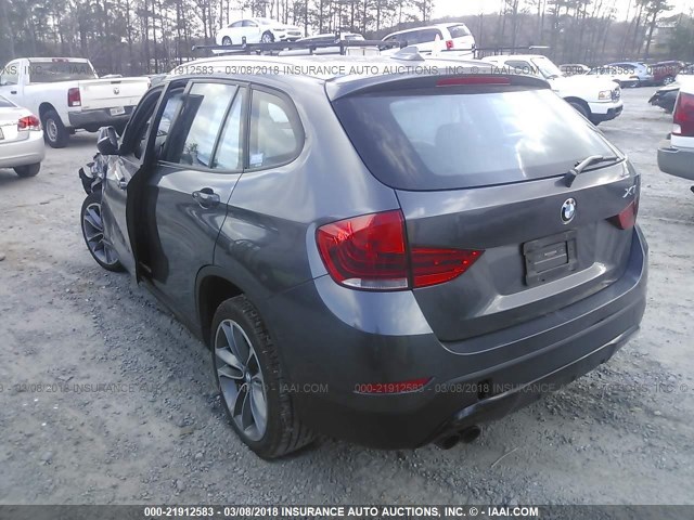 WBAVL1C58DVR85518 - 2013 BMW X1 XDRIVE28I ნაცრისფერი ფოტო 3