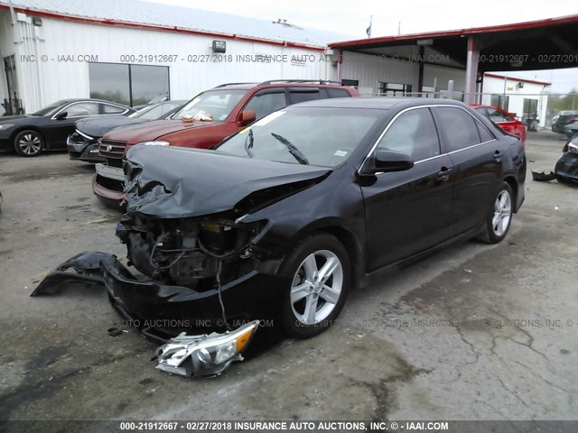 4T1BF1FK5EU350239 - 2014 TOYOTA CAMRY L/SE/LE/XLE 黑色 照片 2