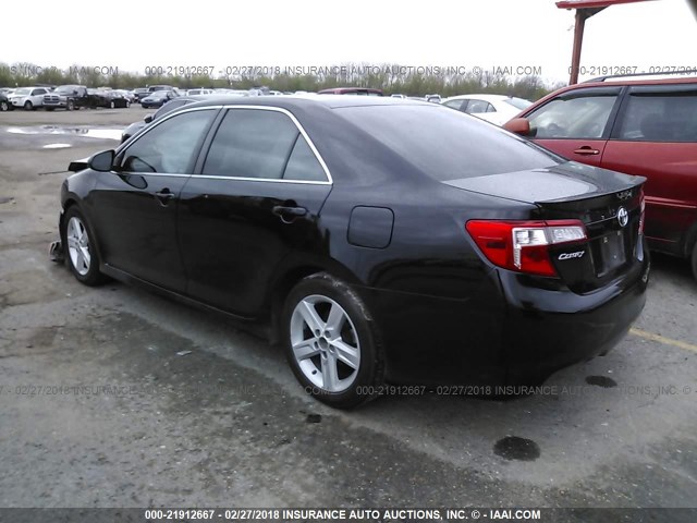4T1BF1FK5EU350239 - 2014 TOYOTA CAMRY L/SE/LE/XLE 黑色 照片 3