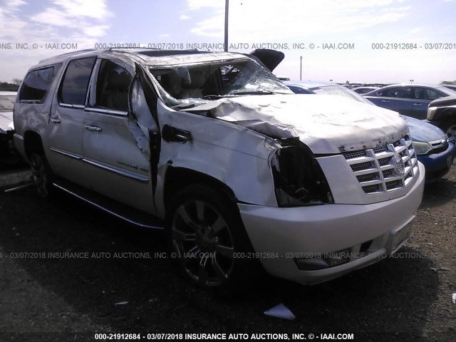 1GYS3HEF1DR155079 - 2013 CADILLAC ESCALADE ESV LUXURY CREAM photo 1