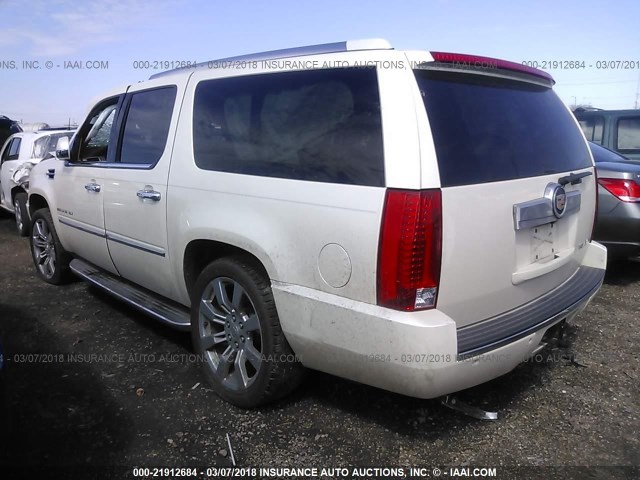 1GYS3HEF1DR155079 - 2013 CADILLAC ESCALADE ESV LUXURY CREAM photo 3