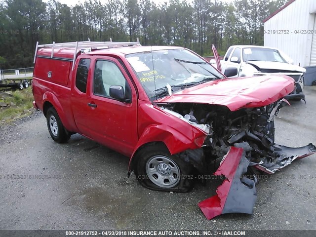 1N6BD0CT1HN726822 - 2017 NISSAN FRONTIER S/SV RED photo 1