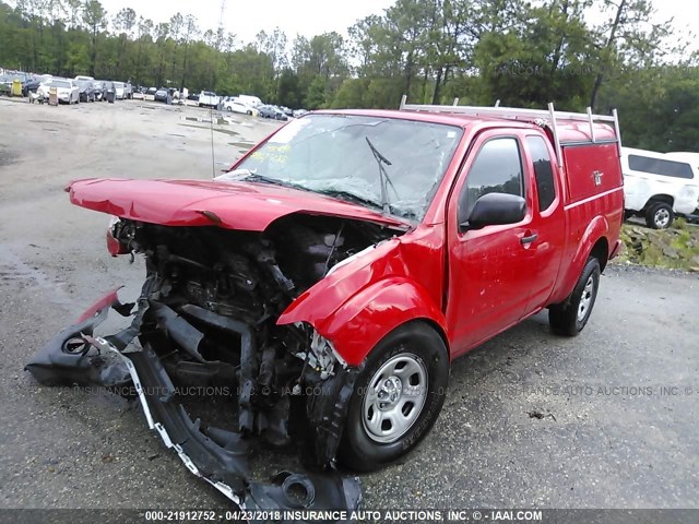 1N6BD0CT1HN726822 - 2017 NISSAN FRONTIER S/SV RED photo 2