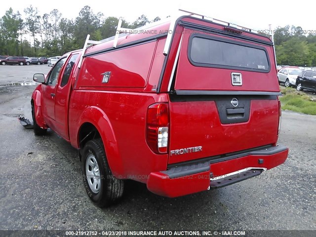 1N6BD0CT1HN726822 - 2017 NISSAN FRONTIER S/SV RED photo 3