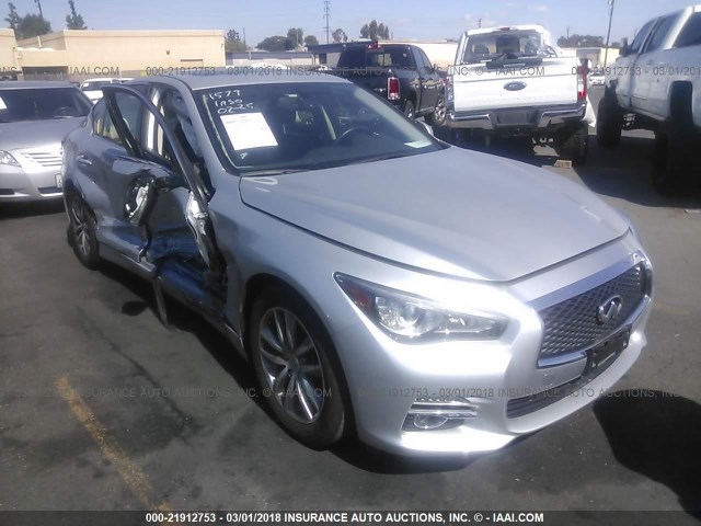 JN1BV7APXFM333230 - 2015 INFINITI Q50 PREMIUM/SPORT SILVER photo 1