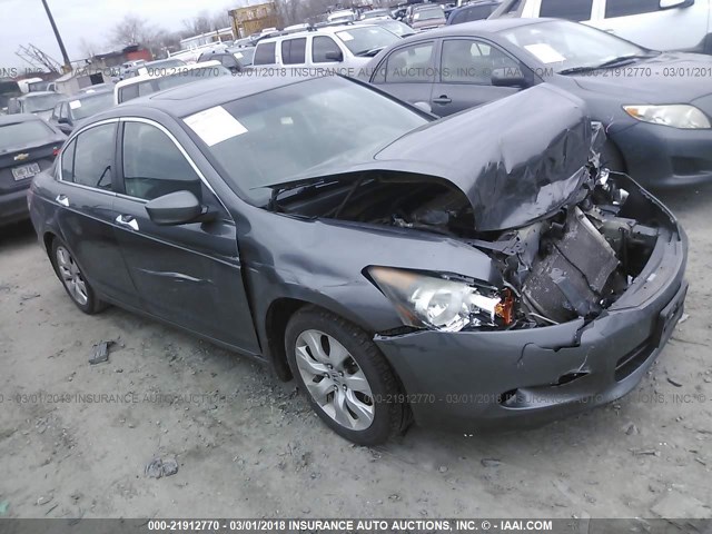 1HGCP368X9A030588 - 2009 HONDA ACCORD EXL GRAY photo 1