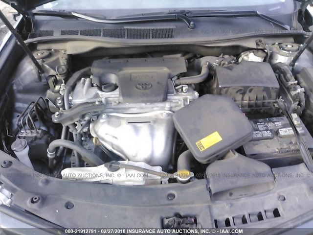 4T1BF1FK2CU630715 - 2012 TOYOTA CAMRY SE/LE/XLE GRAY photo 10