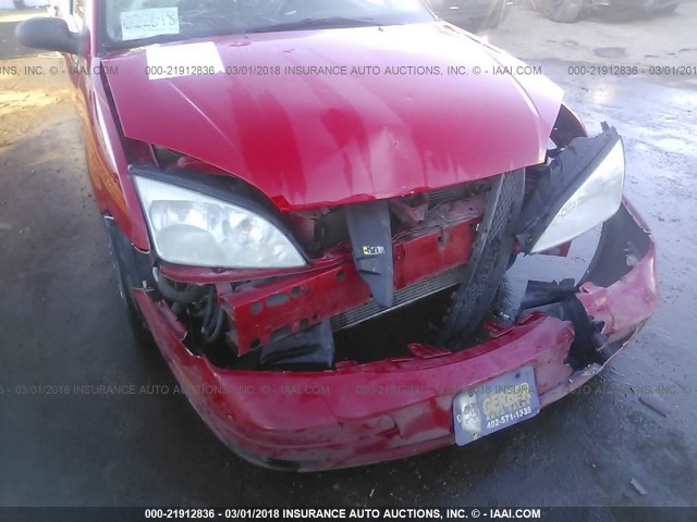 1FAHP34N27W108512 - 2007 FORD FOCUS ZX4/S/SE/SES 红色 照片 6