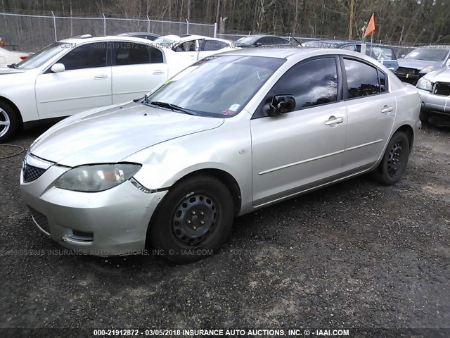 JM1BK12F871753645 - 2007 MAZDA 3 I TAN photo 2