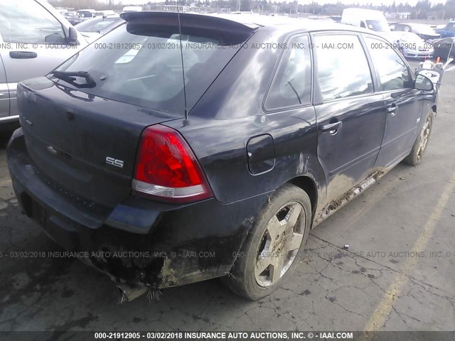 1G1ZW63156F122638 - 2006 CHEVROLET MALIBU MAXX SS BLACK photo 4