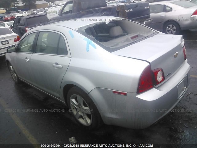 1G1ZA5EB0AF175254 - 2010 CHEVROLET MALIBU LS 银色 照片 3