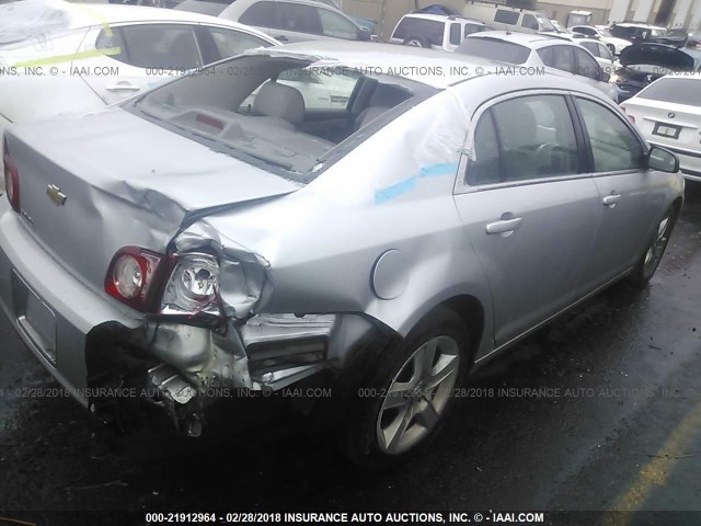 1G1ZA5EB0AF175254 - 2010 CHEVROLET MALIBU LS 银色 照片 4