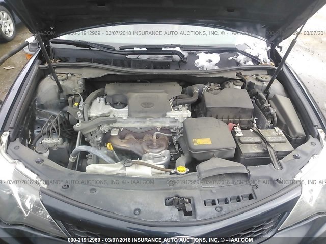 4T1BF1FK9CU185003 - 2012 TOYOTA CAMRY SE/LE/XLE BLACK photo 10