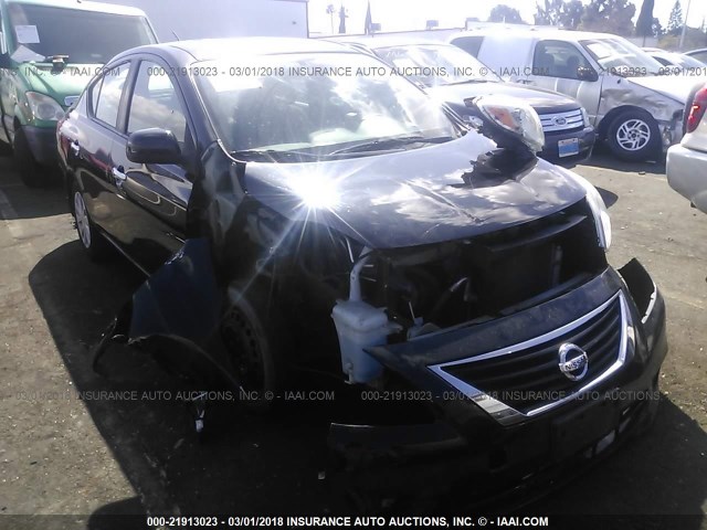 3N1CN7AP0DL879983 - 2013 NISSAN VERSA S/S PLUS/SV/SL BLACK photo 1