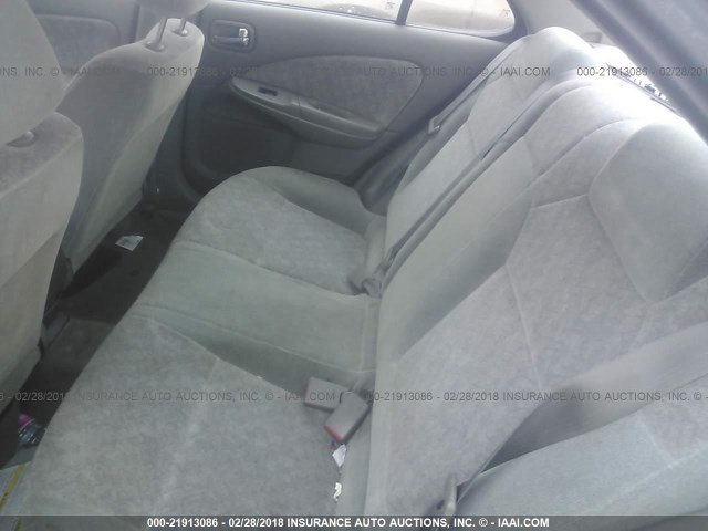 3N1CB51D1YL324825 - 2000 NISSAN SENTRA XE/GXE GRAY photo 8