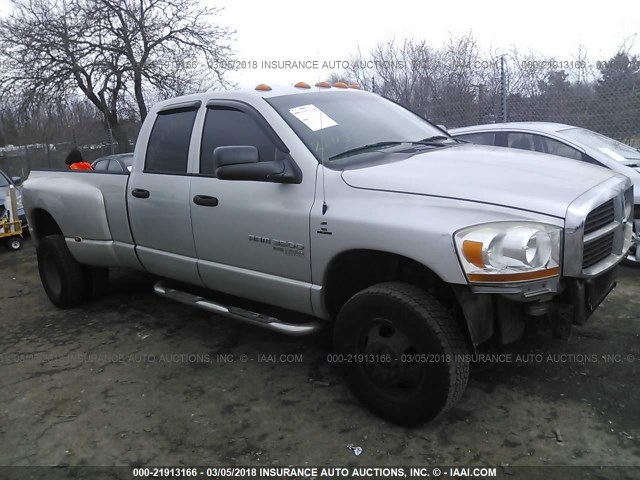 3D7MX48C86G173536 - 2006 DODGE RAM 3500 ST/SLT SILVER photo 1