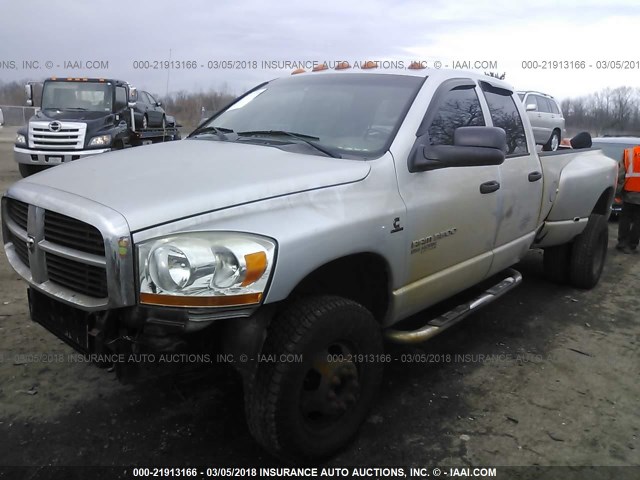 3D7MX48C86G173536 - 2006 DODGE RAM 3500 ST/SLT SILVER photo 2