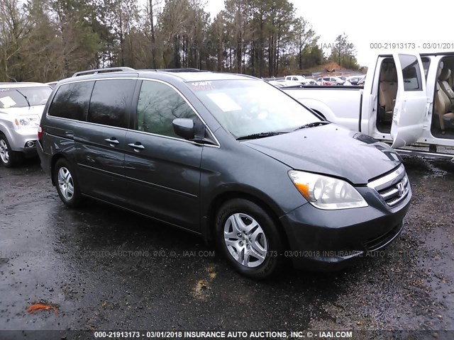 5FNRL38696B422576 - 2006 HONDA ODYSSEY EXL GRAY photo 1