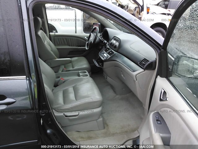 5FNRL38696B422576 - 2006 HONDA ODYSSEY EXL ნაცრისფერი ფოტო 5