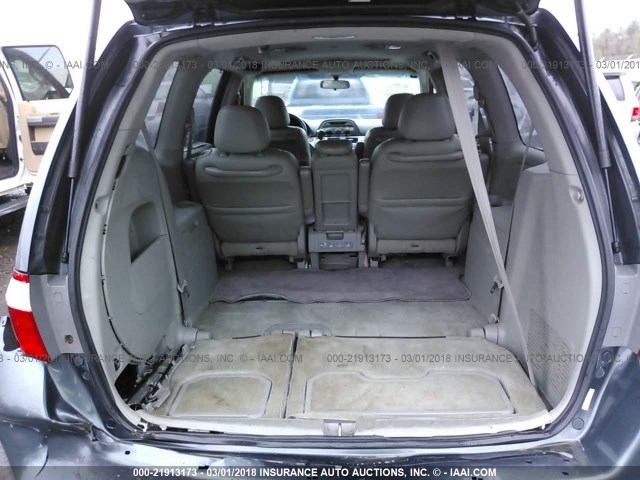 5FNRL38696B422576 - 2006 HONDA ODYSSEY EXL ნაცრისფერი ფოტო 8