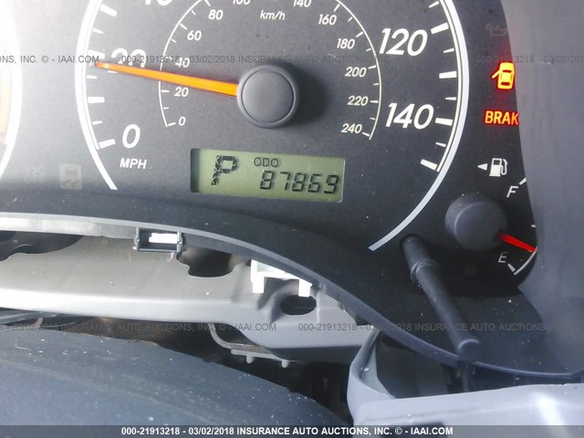 JTDBL40E399058096 - 2009 TOYOTA COROLLA LE/XLE RED photo 7