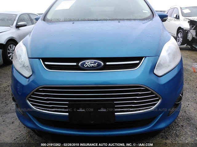 1FADP5BU0FL115558 - 2015 FORD C-MAX SEL BLUE photo 6