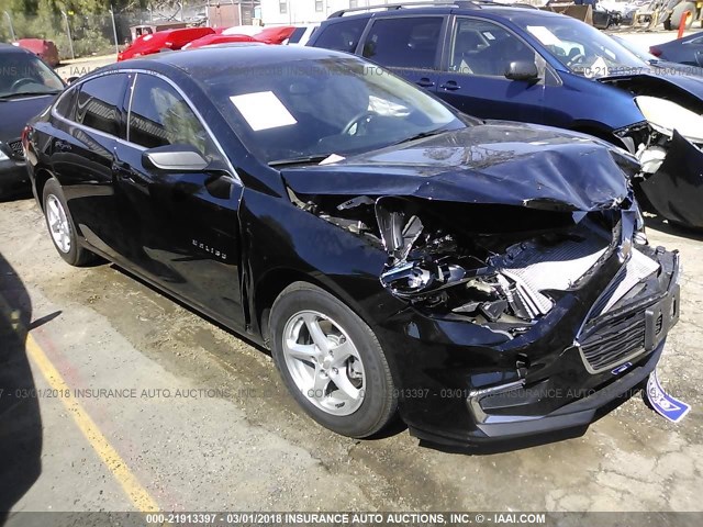 1G1ZB5ST4HF273353 - 2017 CHEVROLET MALIBU LS 黑色 照片 1