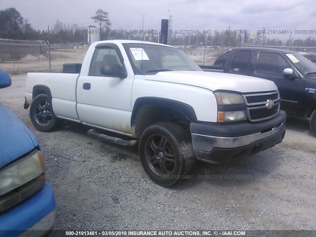 3GCEC14V97G256720 - 2007 CHEVROLET SILVERADO C1500 CLASSIC WHITE photo 1