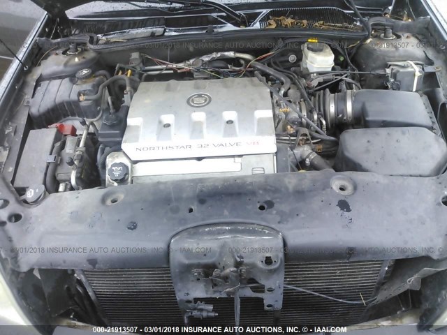 1G6KD54Y72U170297 - 2002 CADILLAC DEVILLE GRAY photo 10