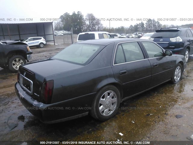 1G6KD54Y72U170297 - 2002 CADILLAC DEVILLE GRAY photo 4