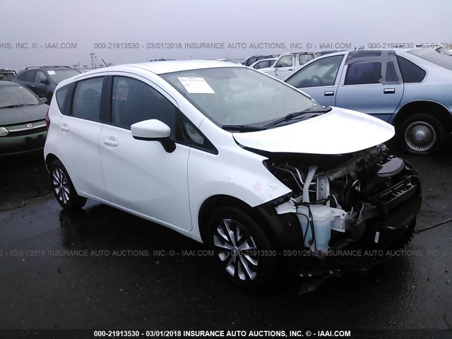 3N1CE2CP5FL419446 - 2015 NISSAN VERSA NOTE S/S PLUS/SV/SL/SR WHITE photo 1