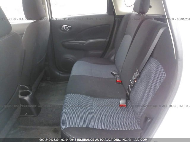 3N1CE2CP5FL419446 - 2015 NISSAN VERSA NOTE S/S PLUS/SV/SL/SR WHITE photo 8