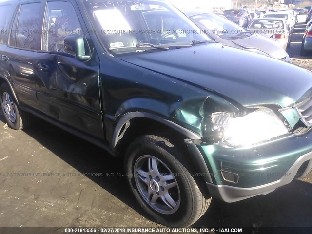 JHLRD18741S004208 - 2001 HONDA CR-V SE/LE GREEN photo 6