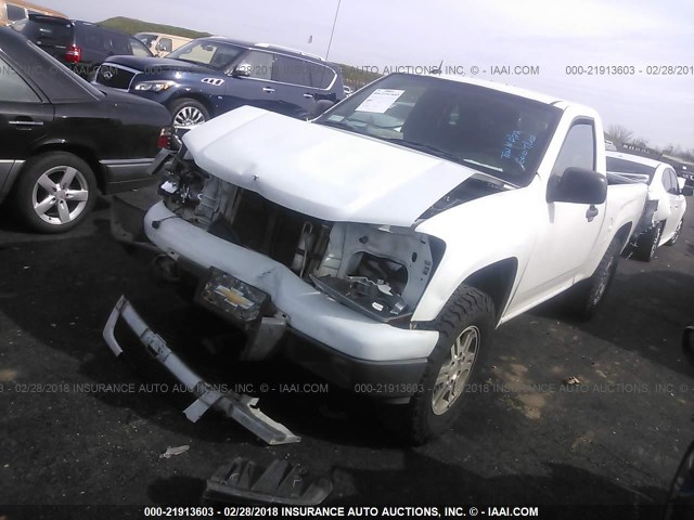 1GCGTCF93C8148842 - 2012 CHEVROLET COLORADO LT WHITE photo 2