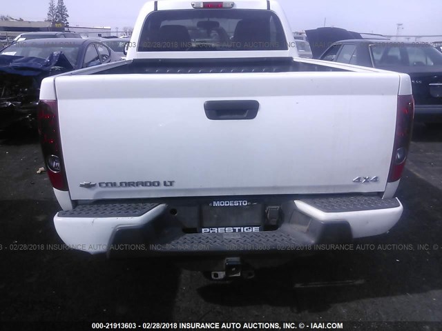 1GCGTCF93C8148842 - 2012 CHEVROLET COLORADO LT WHITE photo 8