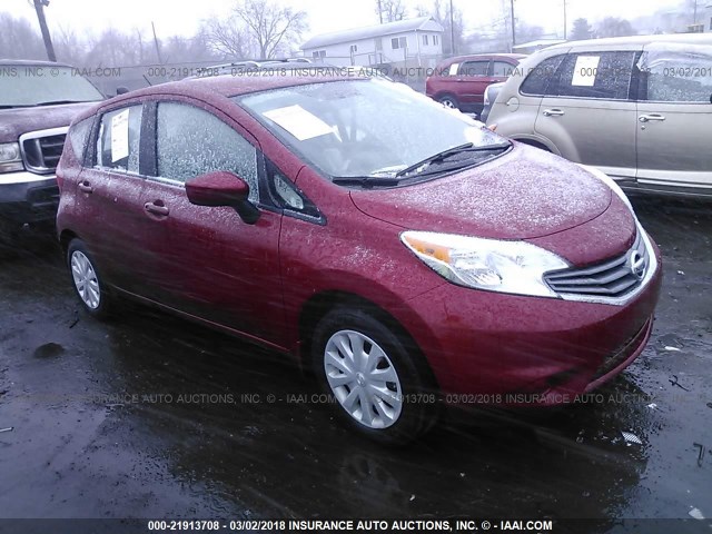 3N1CE2CP7FL398406 - 2015 NISSAN VERSA NOTE S/S PLUS/SV/SL/SR RED photo 1