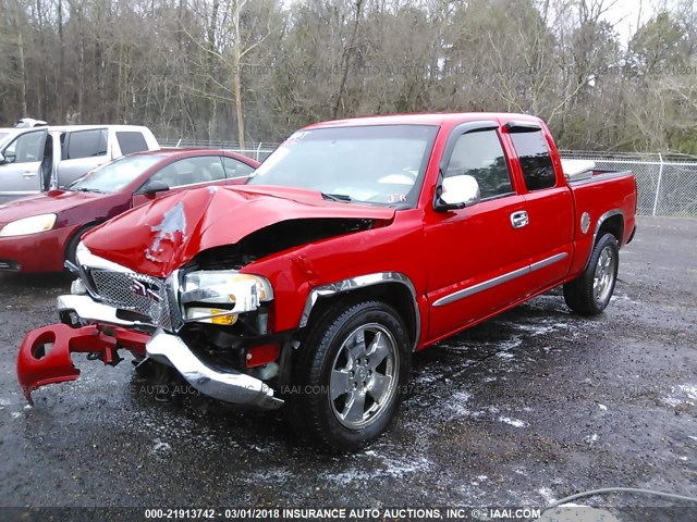 1GTEC19T07Z112996 - 2007 GMC NEW SIERRA C1500 RED photo 2