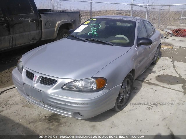 1G2NF52F72C148901 - 2002 PONTIAC GRAND AM SE1 SILVER photo 2