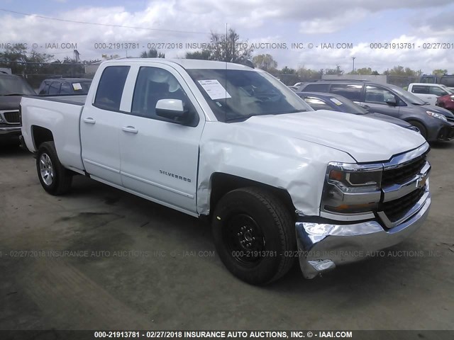 1GCRCREC9JZ134864 - 2018 CHEVROLET SILVERADO C1500 LT WHITE photo 1