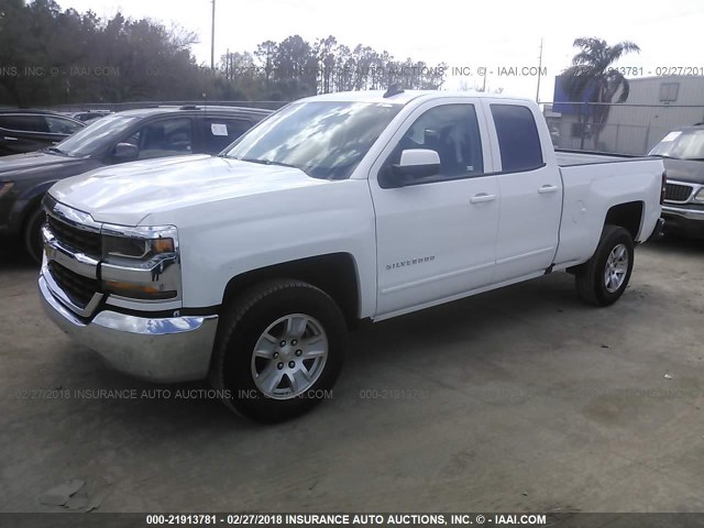 1GCRCREC9JZ134864 - 2018 CHEVROLET SILVERADO C1500 LT WHITE photo 2