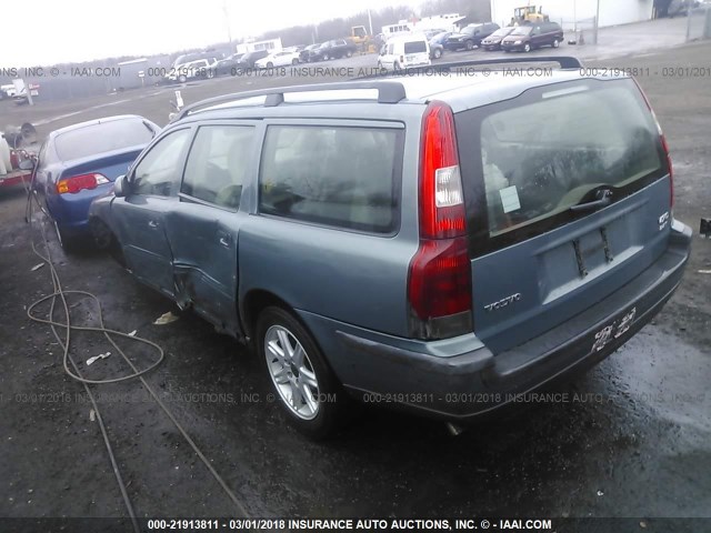 YV1SW58D821268524 - 2002 VOLVO V70 2.4T GREEN photo 3