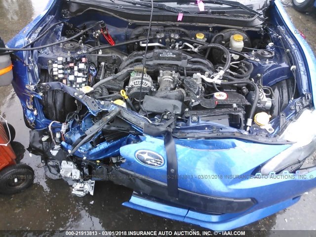 JF1ZCAB14D1602674 - 2013 SUBARU BRZ 2.0 PREMIUM BLUE photo 10