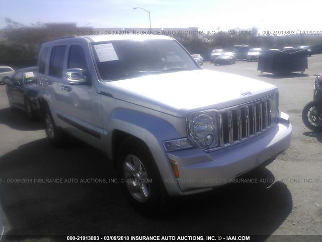 1J4PP2GK7BW552974 - 2011 JEEP LIBERTY SPORT SILVER photo 1