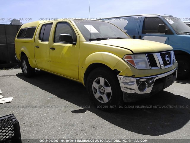 1N6AD09UX7C415198 - 2007 NISSAN FRONTIER CREW CAB LE/SE/OFF ROAD YELLOW photo 1