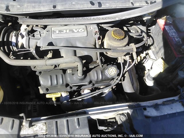 1D4GP24363B136865 - 2003 DODGE GRAND CARAVAN SE WHITE photo 10