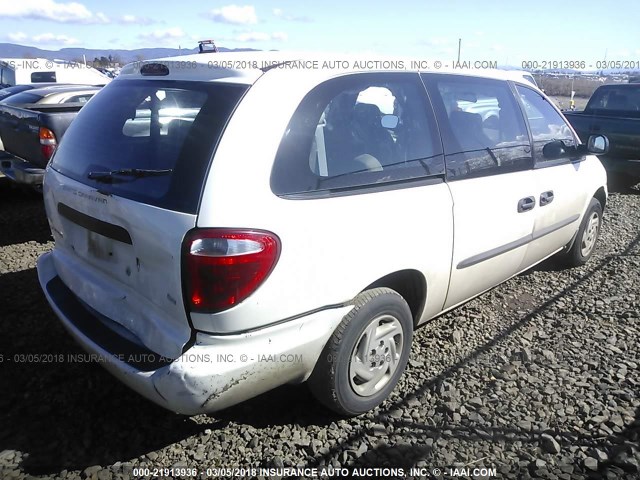 1D4GP24363B136865 - 2003 DODGE GRAND CARAVAN SE WHITE photo 4