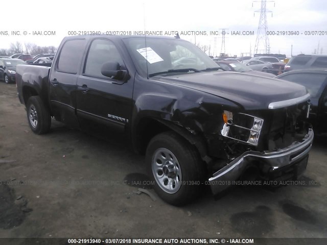 3GTEC13C39G214594 - 2009 GMC SIERRA C1500/C1500 SL BLACK photo 1