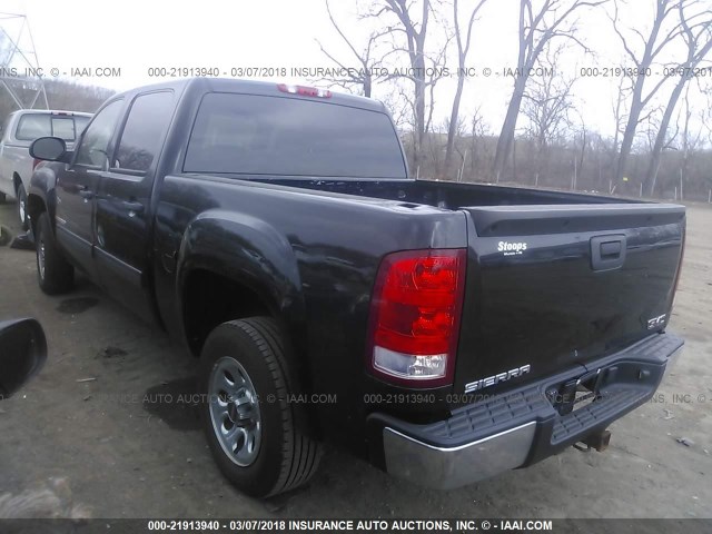 3GTEC13C39G214594 - 2009 GMC SIERRA C1500/C1500 SL BLACK photo 3